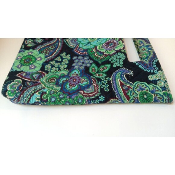 2009 Vera Bradley Blue Rhapsody XL Clutch Handbag (AS IS) - Picture 14 of 16